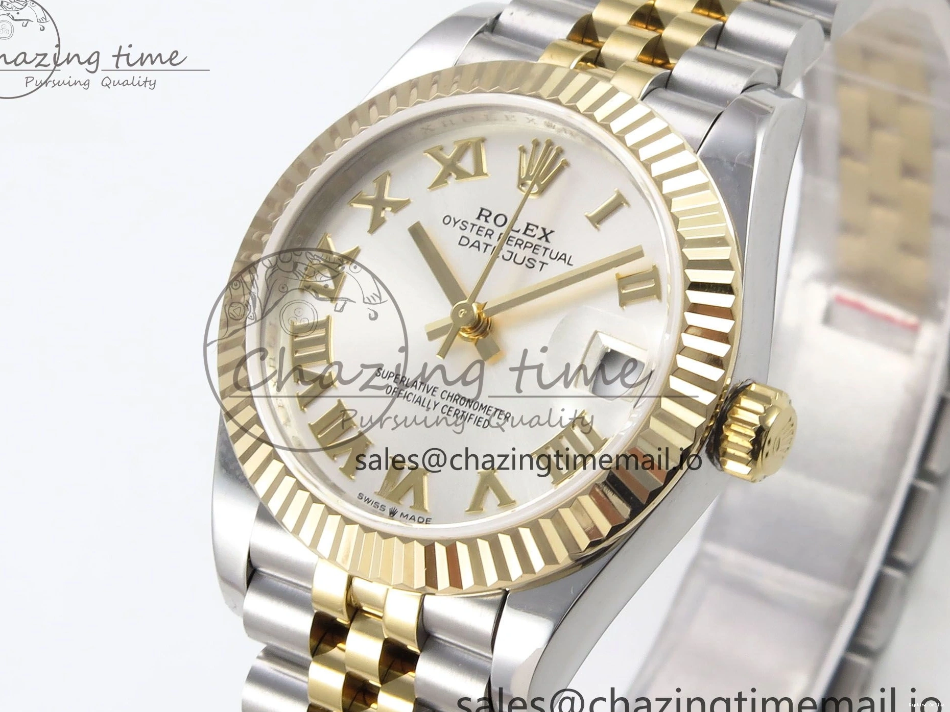 0226 Upgraded DateJust 31 278273 SS YG GMF 1:1 Best Edition 904L Steel Silver Roman Dial on Jubilee Bracelet A 1155
